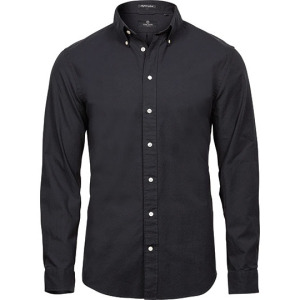 Koszula Męska Dopasowana Oxford Stretch