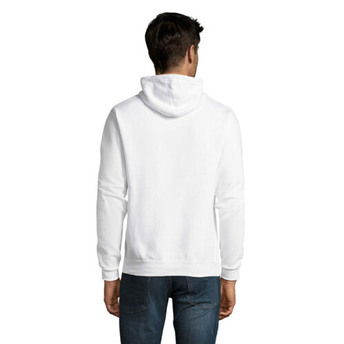SNAKE sweter z kapturem Biały S47101-WH-S (1)