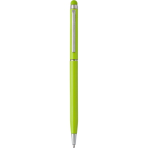 Długopis, touch pen jasnozielony