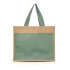 Jutowa torba z bawełnianą kieszonką / SunSet Olive Green IP311140C47  thumbnail