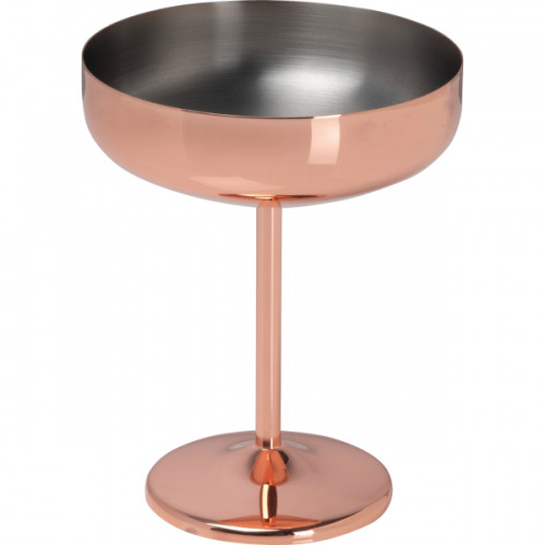 Kieliszek stalowy do Martini 300 ml CrisMa EUGENIA Miedziany 8494695 