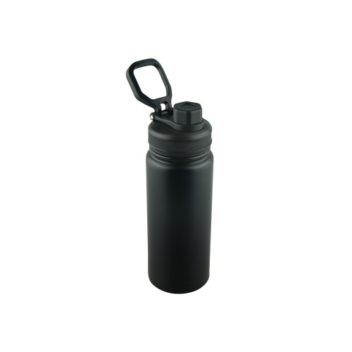Butelka termiczna 600 ml Air Gifts, składany uchwyt czarny V6975-03 