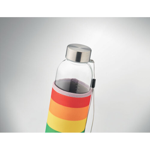 Butelka szklana 500ml wielokolorowy MO9358-99 (2)