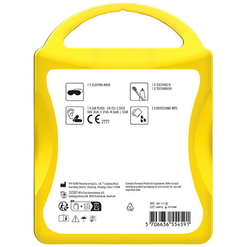 MyKit Zestaw Podróżny - Na pokładzie Przezroczysty żółty 1Z251206 (4)
