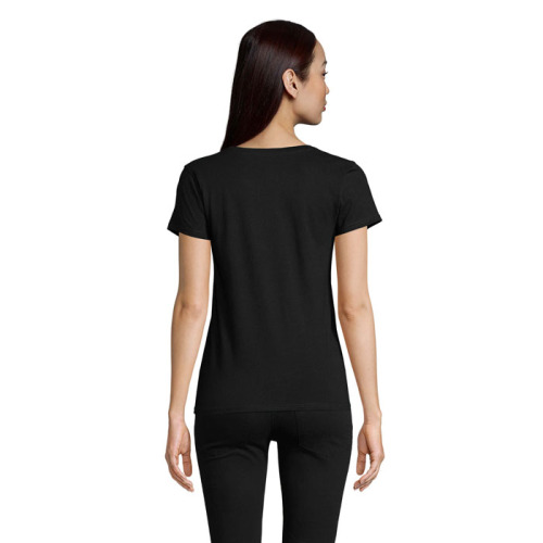 PIONEER WOMEN T-SHIRT 175g Deep black S03579-DB-3XL (2)