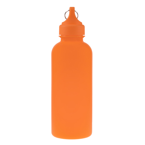 Bidon, butelka sportowa 600 ml z karabińczykiem pomarańczowy V8439-07 (2)