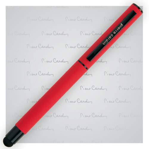 Pióro kulkowe touch pen, soft touch CELEBRATION Pierre Cardin Czerwony B0300603IP305 