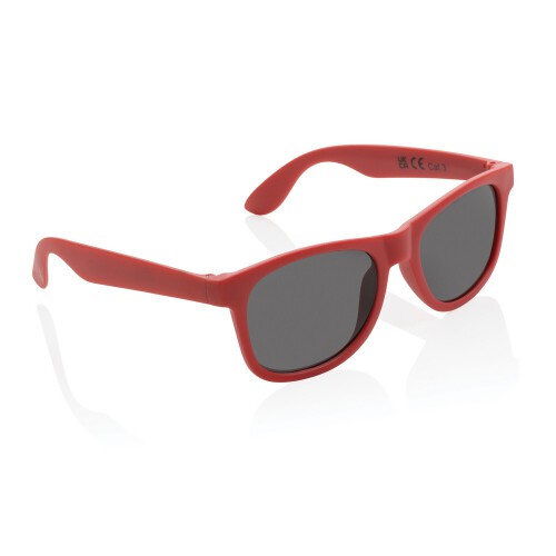 Okulary przeciwsłoneczne, PP z recyklingu czerwony P453.894 