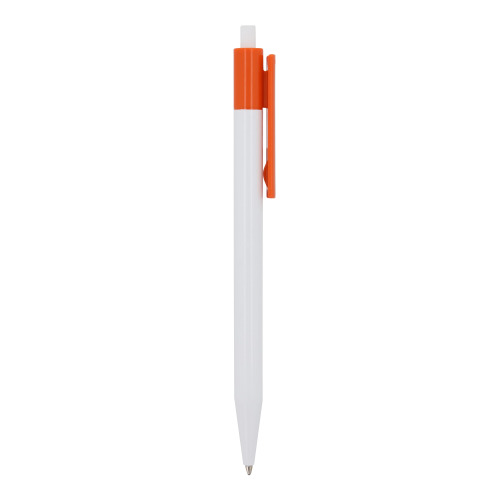 Długopis Kuma w mocnym kolorze Biały / pomarańczowy LT87877-N0126 (3)