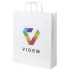 Torba z papieru Kraft z płaskimi uchwytami – 32 x 12 x 40 cm Biały 1PQ00501  thumbnail