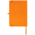 Teak notatnik A5 z twardą okładką z materiałów z recyklingu i stronami w linie Pomarańczowy 10601331 (3) thumbnail