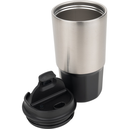 Kubek termiczny stalowy z recyklingu SAINT - JEROME MoLu 500 ml Czarny 483103 (6)