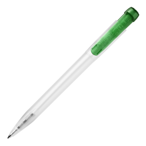Długopis Ingeo TM Pen Clear przejrzysty Ecru / zielony LT87543-N5431 