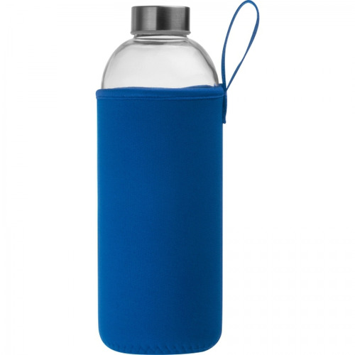 Butelka szklana z pokrowcem 1000 ml JESSICA Niebieski 6242704 (6)