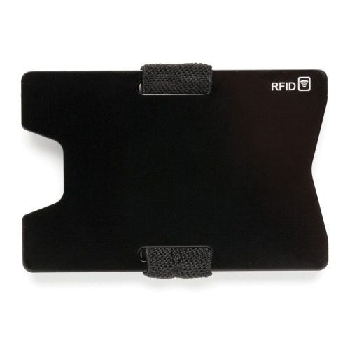 Minimalistyczny portfel, ochrona RFID czarny, czarny P820.461 (2)