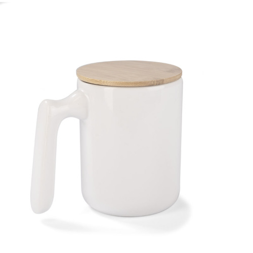 Kubek ceramiczny VIVIAN 420 ml Biały 16040-01 