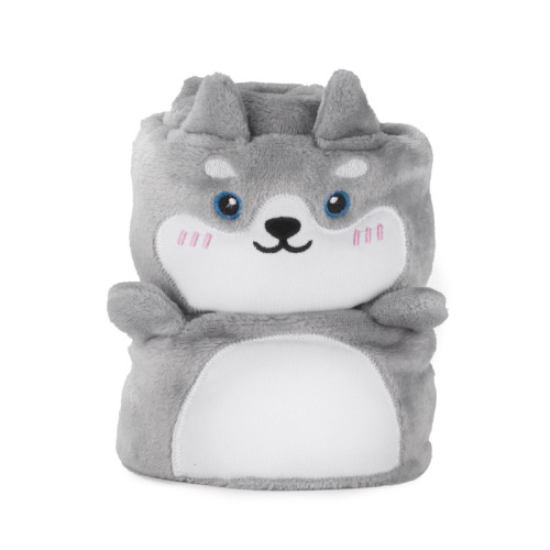 Kocyk polarowy WOOLY Szary 20411 (2)