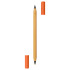 Bambusowy długopis 2 w 1, "wieczny" ołówek | Mikayla Pomarańczowy V2244-07 (4) thumbnail