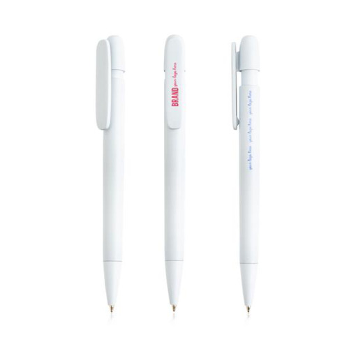 Długopis z recyklingowanego ABS / RAP Srebrny IP13159190 (3)