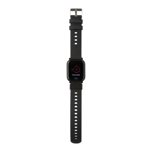 Monitor aktywności Fit Watch, TPE z recyklingu Czarny P330.891 (2)