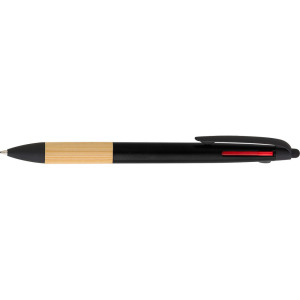 Długopis, wielokolorowy wkład, touch pen