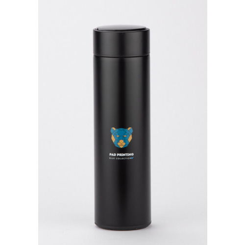 Butelka termiczna z termometrem LEDIKT 440 ml Czarny 16237-02 (6)