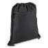 Torba ze sznurkiem z powlekanego PU R-PET 600D, wymiary 33 x 42 cm Czarny LT91394-N0002  thumbnail