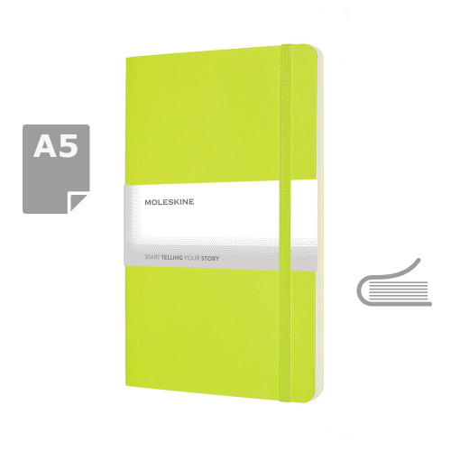 MOLESKINE Notatnik ok. A5 Limonkowy VM306-09 