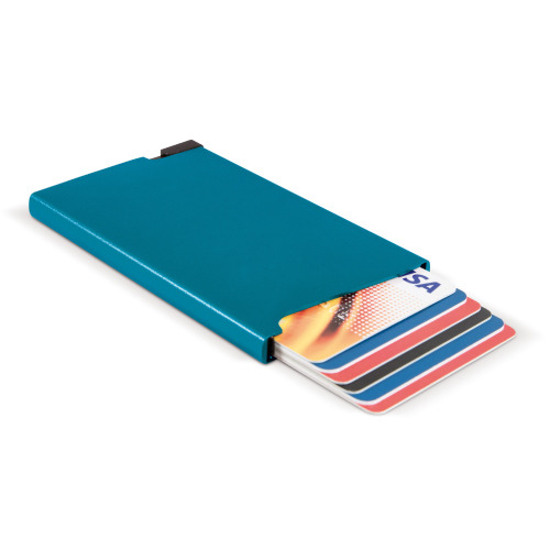 Aluminiowy card-holder Jasnoniebieski LT91190-N0012 (1)