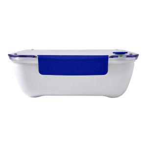 Pudełko śniadaniowe 920 ml, widelec Granatowy