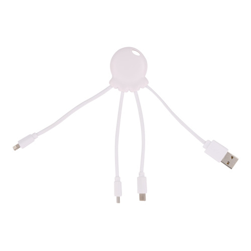 2087 | Xoopar Octopus Charging cable Biały LT41005-N0001 (4)