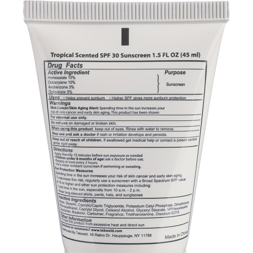 Krem przeciwsłoneczny o zapachu waniliowym Biały VA890-02 (5)