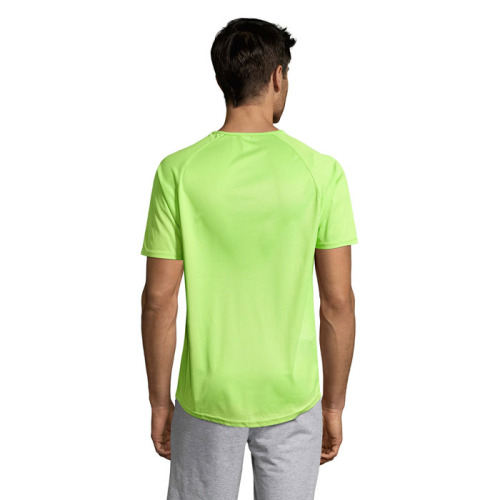 SPORTY Męski T-SHIRT 140g Apple Green S11939-AG-M (1)