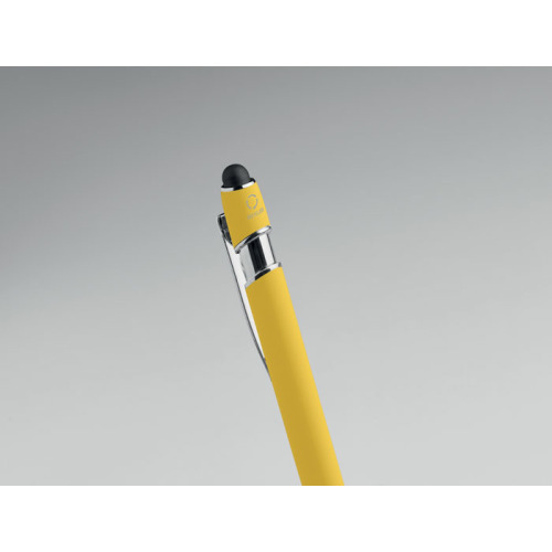 Długopis z rysikiem aluminium Zólty MO2798-08 (5)