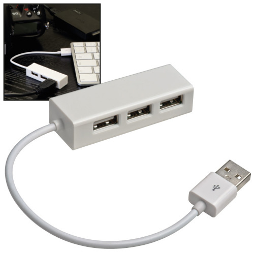 Koncentrator USB ROTTERDAM Biały 877106 