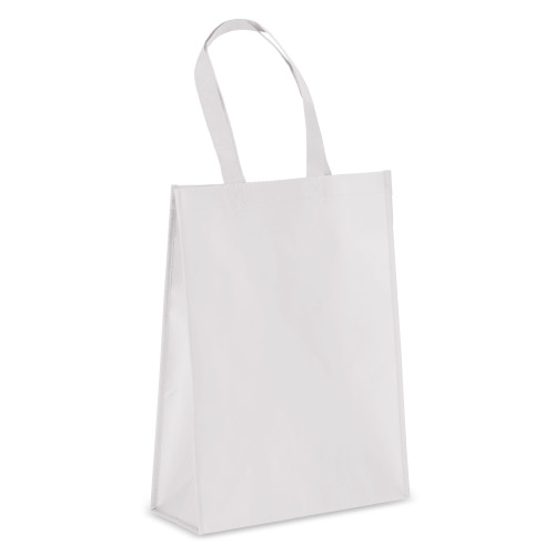 R-PET Torba transportowa laminowana włóknina 30 x 12 x 40cm 105g/m² Biały LT91331-N0001 