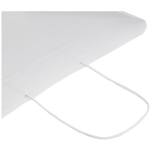 Torba z papieru Kraft ze skręconymi uchwytami – 31 x 12 x 31 cm Biały 1ZM00901 (6)