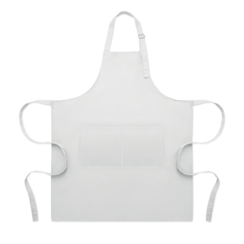 Regulowany fartuch kuchenny Bialy MO2349-06 