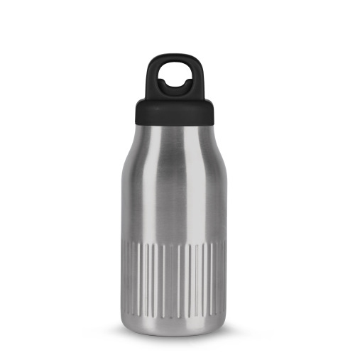 Stalowa butelka Sagaform Truls z poręcznym zatrzaskiem (z recyklingu) 500 ml Srebrny LT52135-N0005 