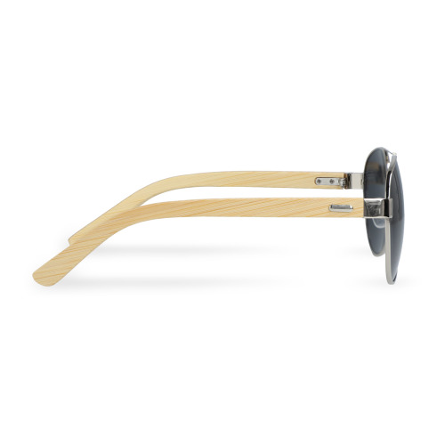 Okulary przeciwsłoneczne aviator z bambusowymi zausznikami Naturalny LT86728-N0094 (2)