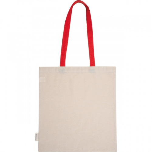 Torba na zakupy z bawełny z recyklingu CAMBRIDGE Czerwony 545405 (2)