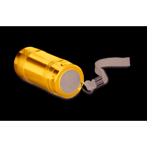 Aluminiowa mini latarka granatowy MO7680-04 (3)