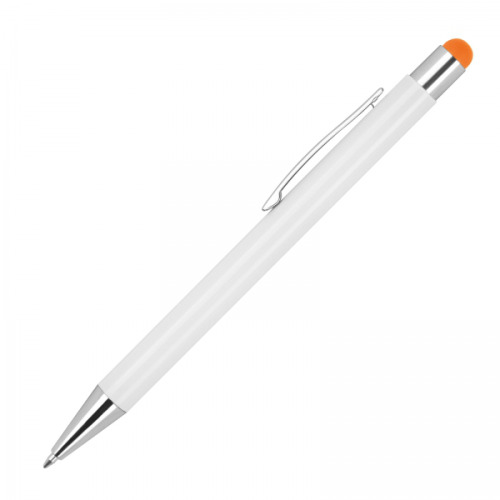 Długopis aluminiowy soft touch i touch pen JEAN Pomarańczowy 1323810 (2)