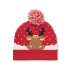 Świąteczna czapka z dzianiny czerwony CX1529-05 (2) thumbnail