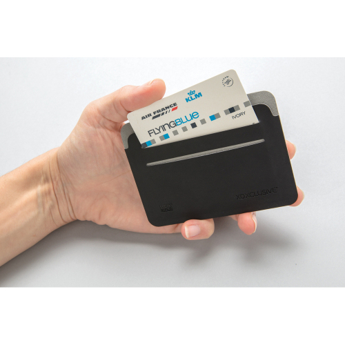 Etui na karty kredytowe Quebec, ochrona RFID czarny, szary P820.671 (12)