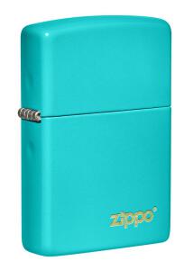 Zapalniczka Zippo Classic z logo Flat Turquoise