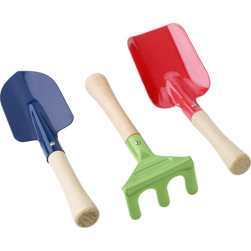 Zestaw ogrodowy, łopatka, grabki, szpadel Wielokolorowy V8652-99 (3)