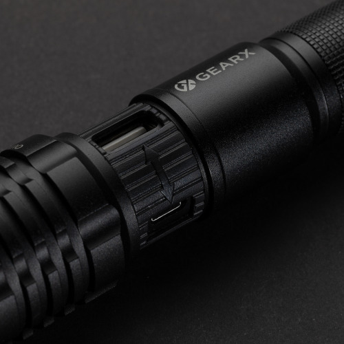 Latarka Gear X, ładowana przez USB Czarny P513.851 (9)