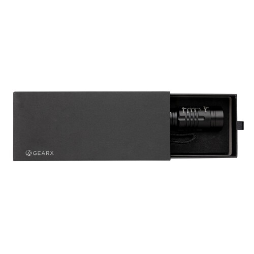Latarka Gear X, ładowana przez USB czarny P513.851 (14)