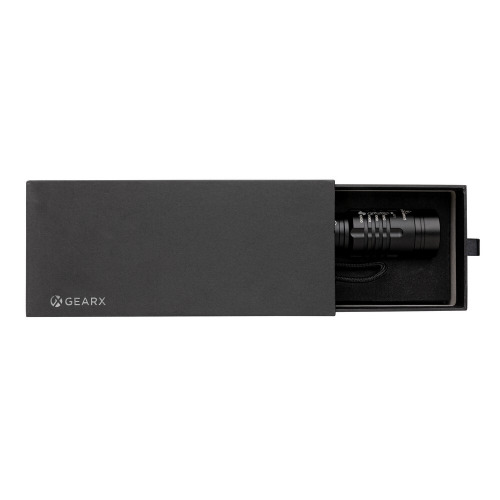 Latarka Gear X, ładowana przez USB Czarny P513.851 (14)